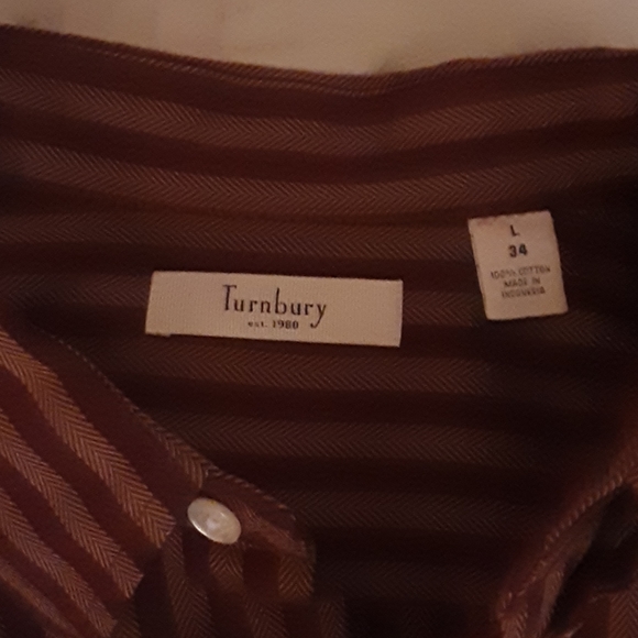 Turnbury striped button up dress shirt - Picture 3 of 4
